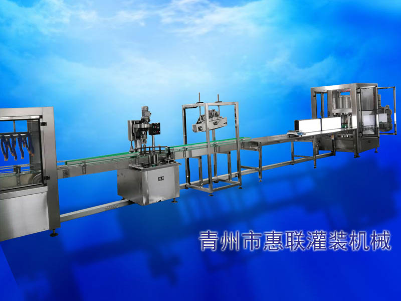 洗潔精灌裝機生產線