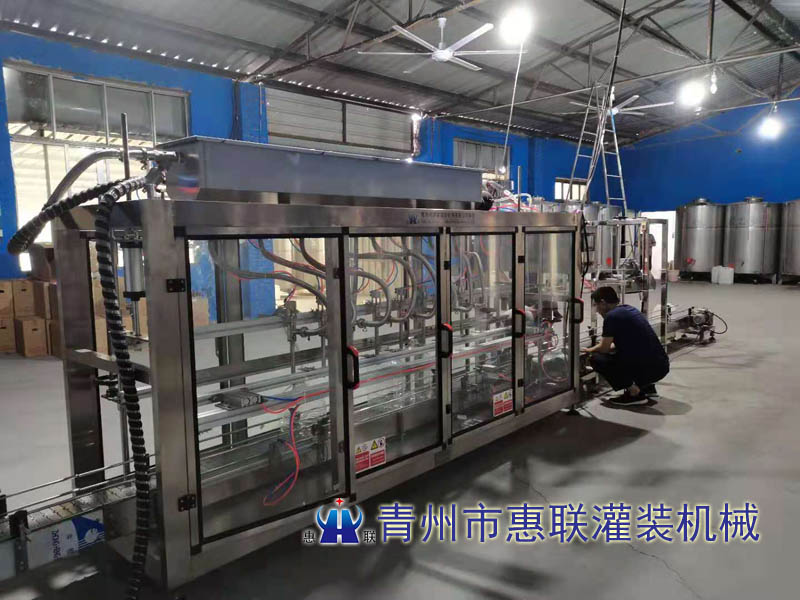 大桶裝食用油灌裝生產線