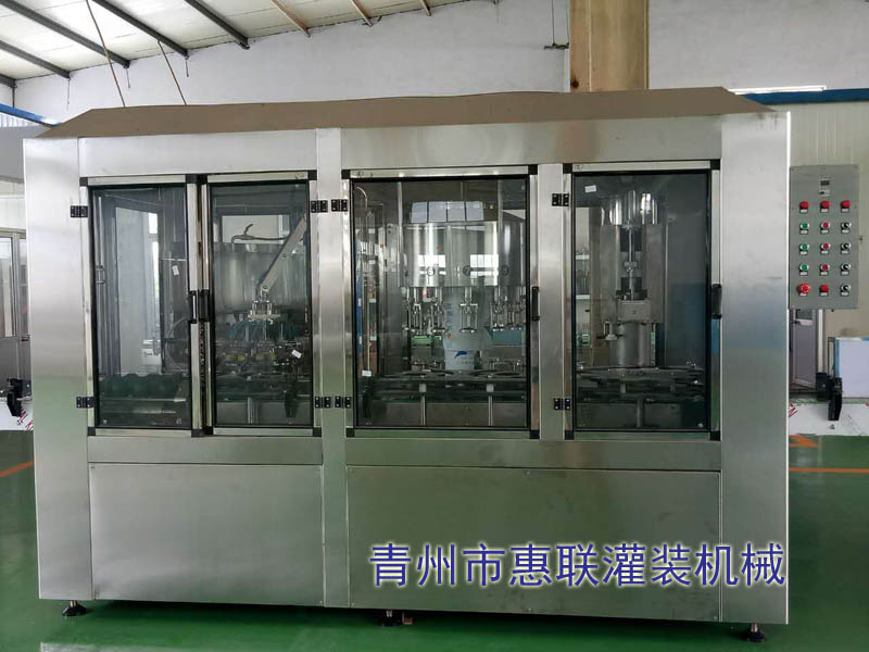 葡萄酒洗瓶灌裝壓蓋一體機(jī) 